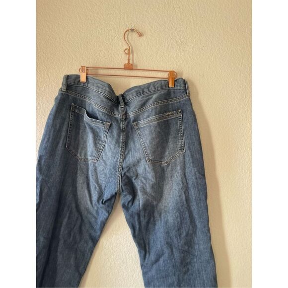 Eddie Bauer flannel lined boyfriend‎ relaxed fit jeans 12 petite - Picture 5 of 11